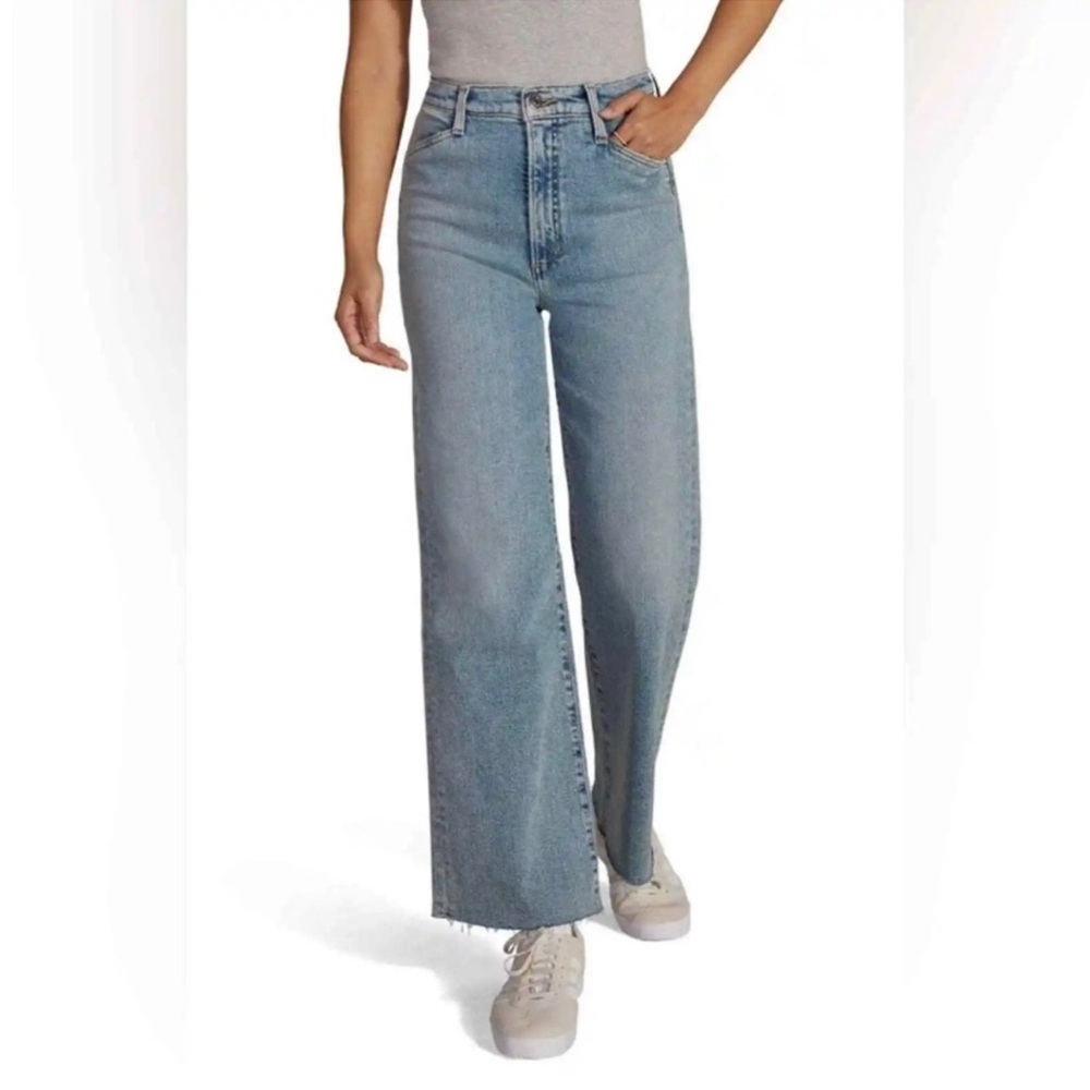 Favorite Daughter The Mischa High Rise Wide Leg Ankle Jeans Palisades 30
